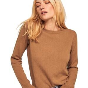 Reformation Jeans Brown Cashmere sweater